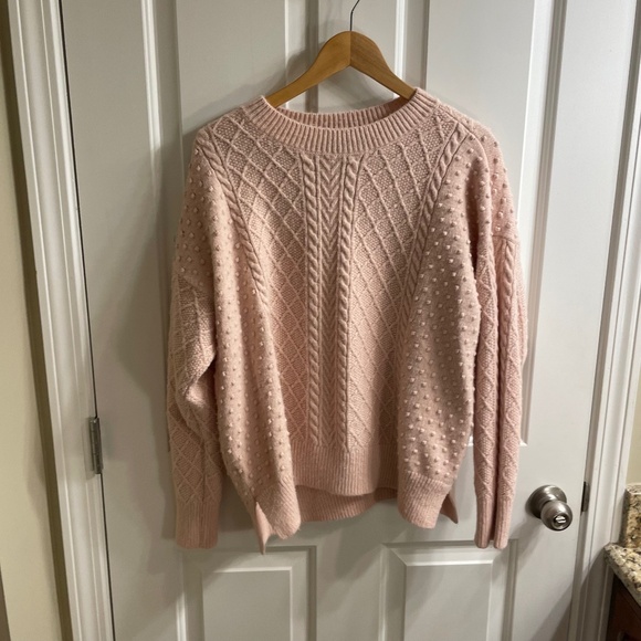Ann Taylor Sweaters - Ann Taylor Women's XL Pink Sweater